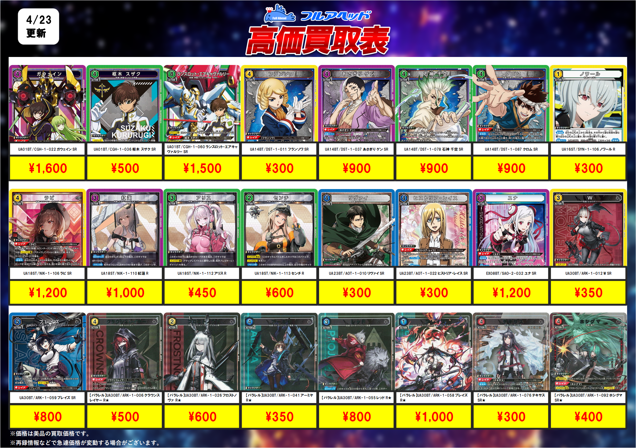 海外限定 ユニオンアリーナ ブルーアーカイブ SR 陸八魔 アル