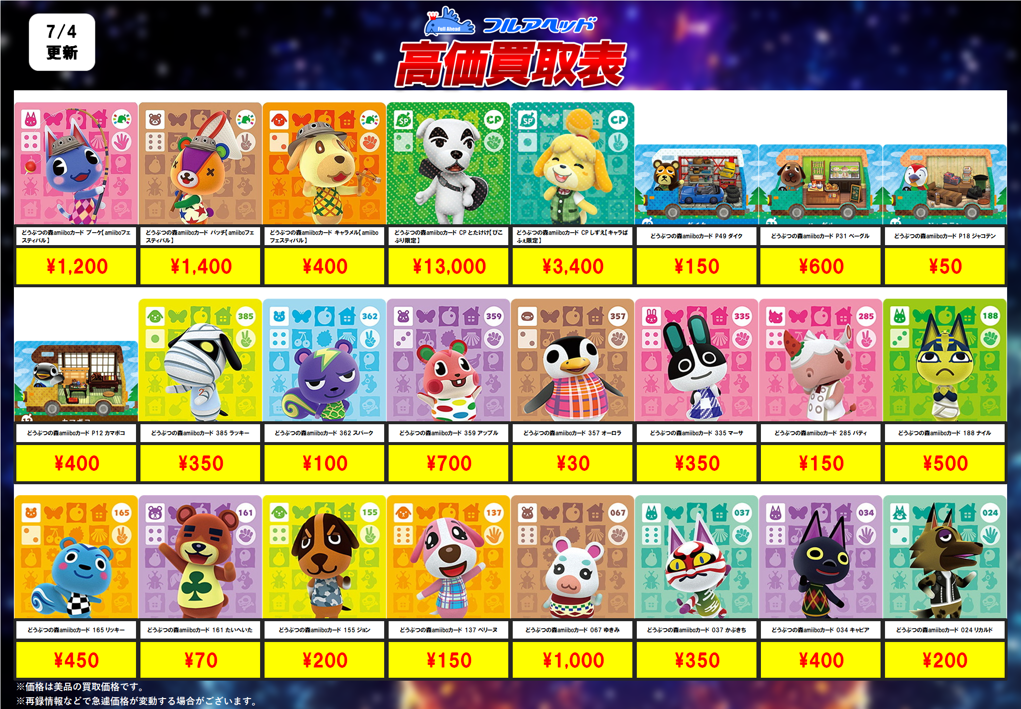 Nintendo Switch - あつ森amiiboカード 人気キャラまとめ売りの
