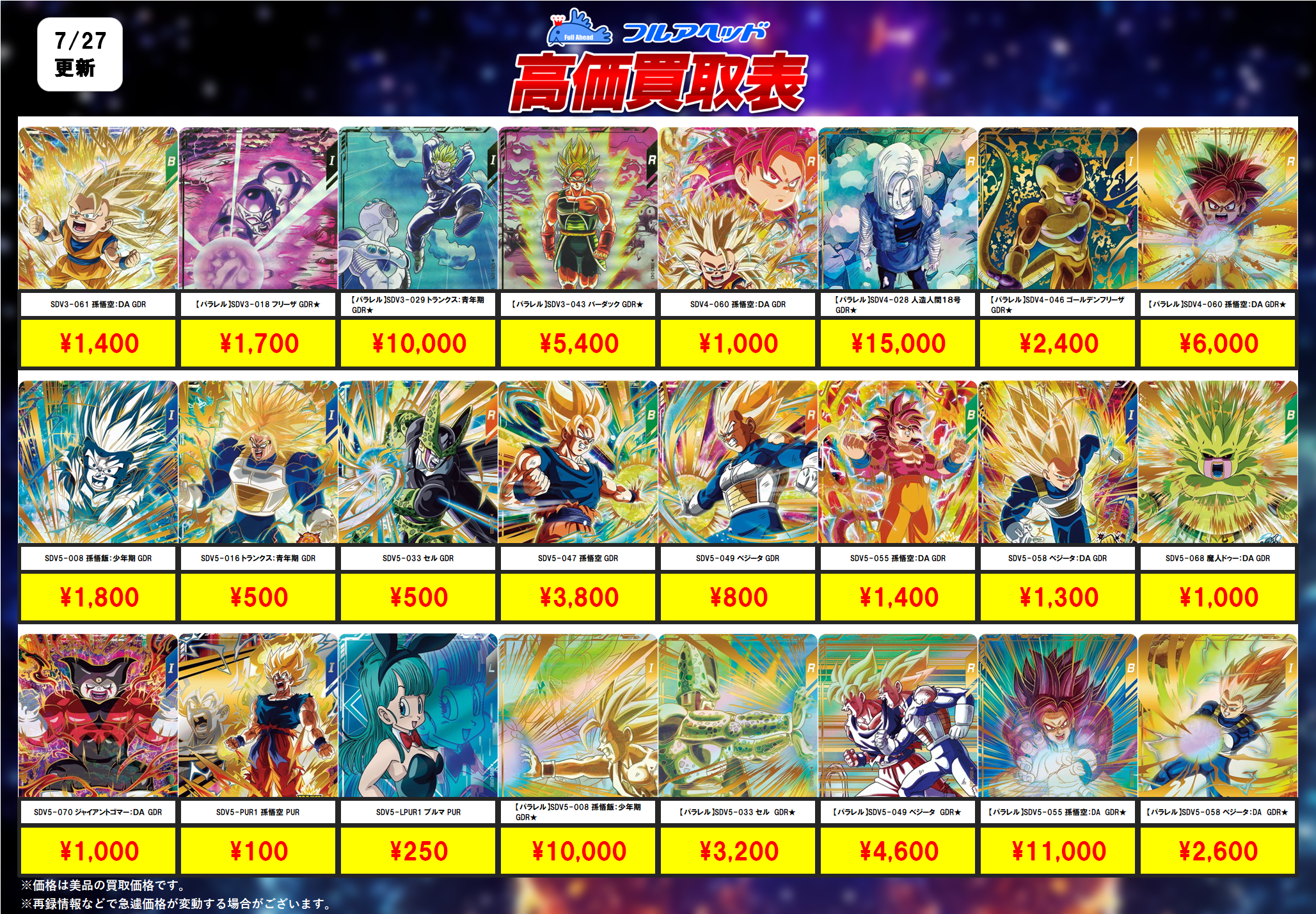 ドラゴンボールスーパーダイバーズまとめ売り(最安値値下げ不可) ドラゴンボールスーパーダイバーズ まとめ売り5枚