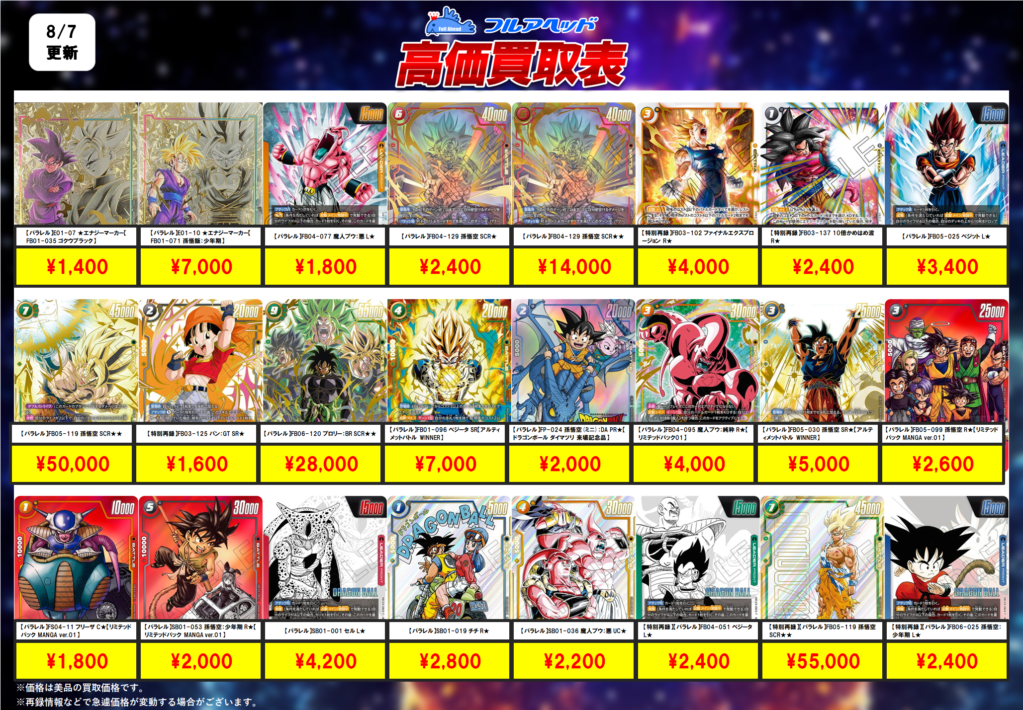 ★大量142枚★ ドラゴンボール　ヒーローズ　カード　まとめて ドラゴンボールスーパーカードゲーム フュージョンワールド