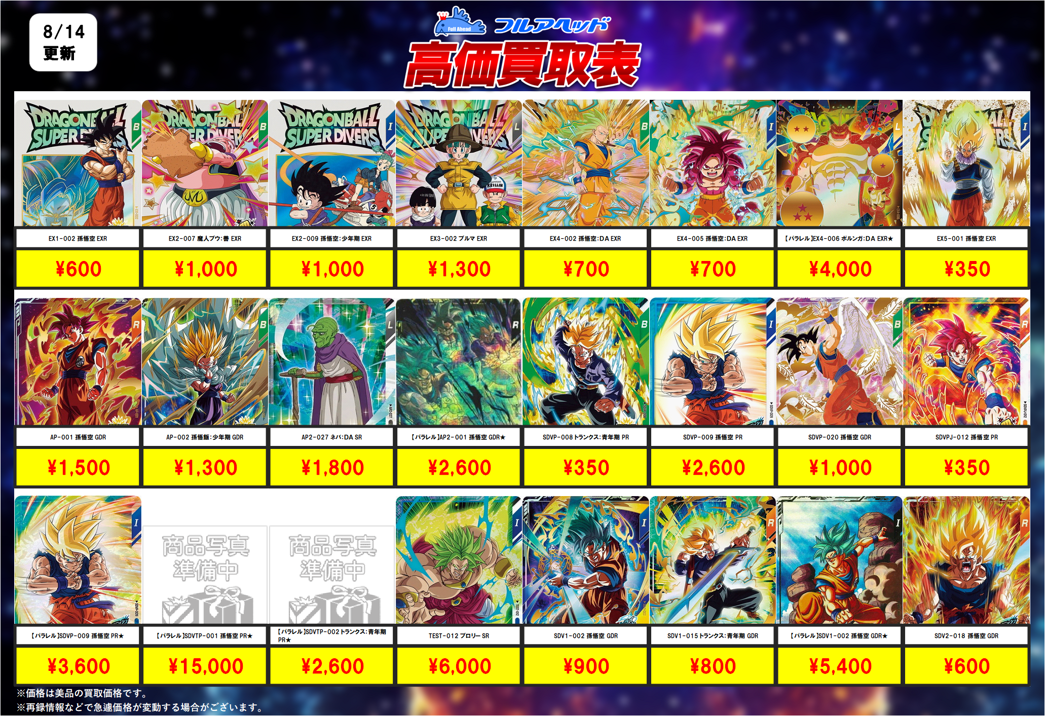 ドラゴンボールスーパーダイバーズまとめ売り 破格な値段早い者勝ちまとめ売り ドラゴンボールスーパーダイバーズまとめ売り - メルカリ