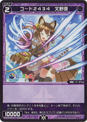 WXDi-P00-077 コード２４３４　文野環 C